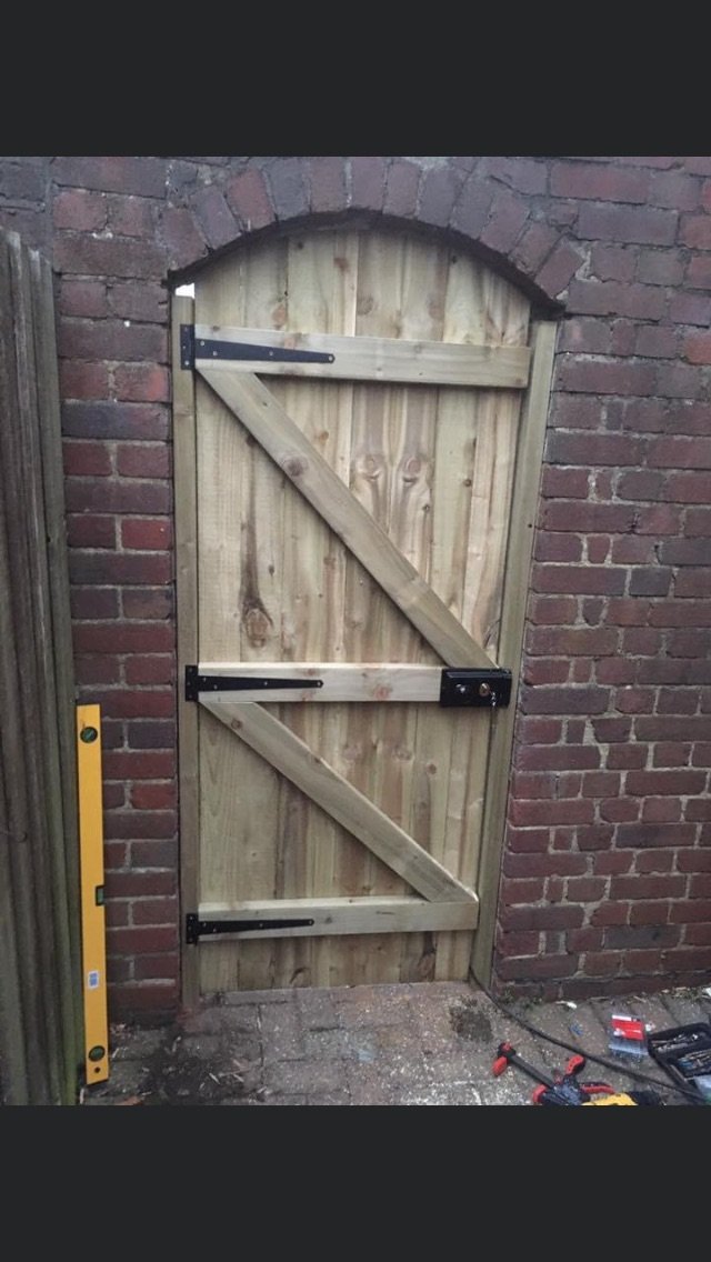Bespoke gate made and fitted